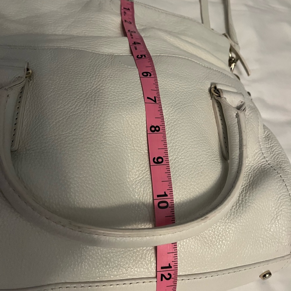 Kate Spade fold over white leather purse - Picture 7 of 12
